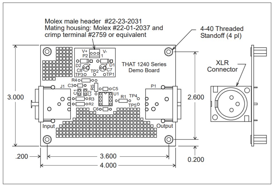 THAT Corporation THAT 1240 Series Demonstration Board